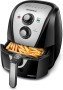 Fritadeira Elétrica Sem Óleo Air Fryer Mondial AFN40BI Family Inox 4L - Preta/Inox - 110V