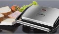 Sanduicheira Grill Britânia BGR27I Press 850W Antiaderente – Inox/Preta - 110V